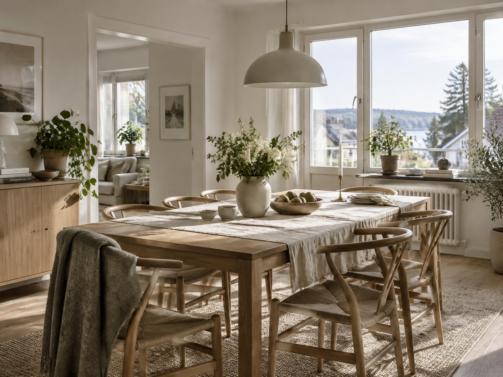 Ljust skandinaviskt hem